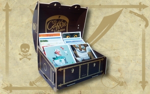Création du design pour un coffre de pirate - Claudine Defeuillet, graphiste designer, pour COCO and Co