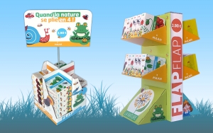 Création du design de PLV pour la collection Flap Flap - Claudine Defeuillet, graphiste designer, pour COCO and Co