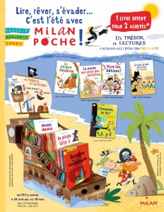 Publicité Milan Poche été - Claudine Defeuillet