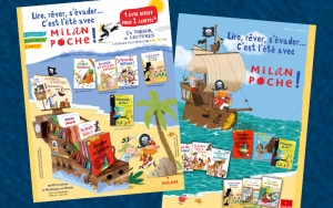 Publicité Milan Poche été - Claudine Defeuillet