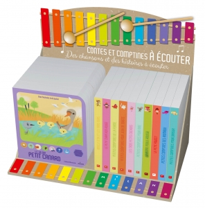 PLV de comptoir Contes et comptines à écouter